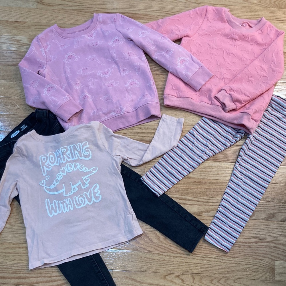 Pink Dinosaur Kids 5/6 Bundle